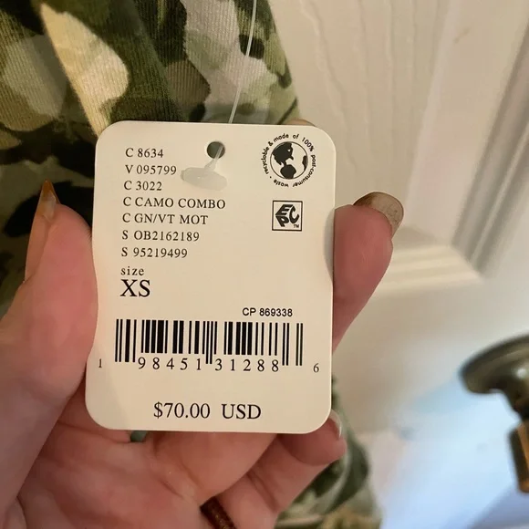 FP Movement by Free People Green and White Floral Hotshot mini dress - Picture 4 of 7